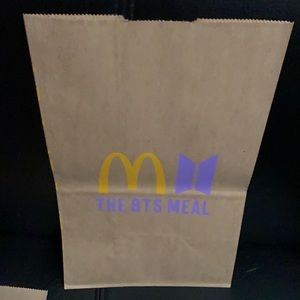 Brand new (1) McDonald’s X BTS New Bag Limited Ed